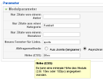 Joomla! 1.5 Module Parameters